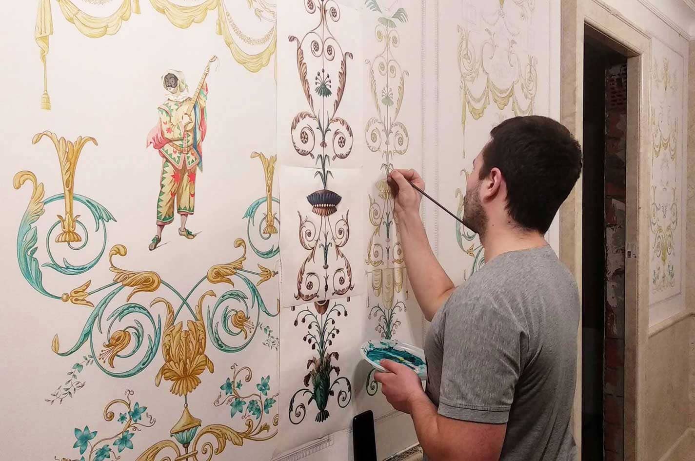 Роспись потолков на заказ, Художественная роспись потолков