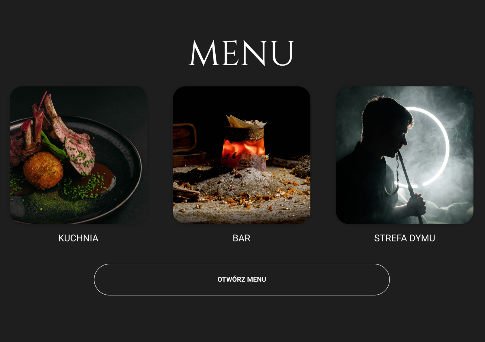 Menu Secret Room Gdańsk | Restauracja, Lounge & Bar