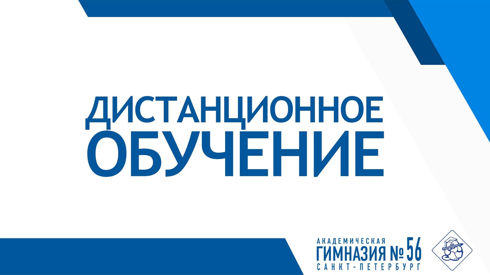 Дистанционное обучение. Академическая гимназия №56. Задания