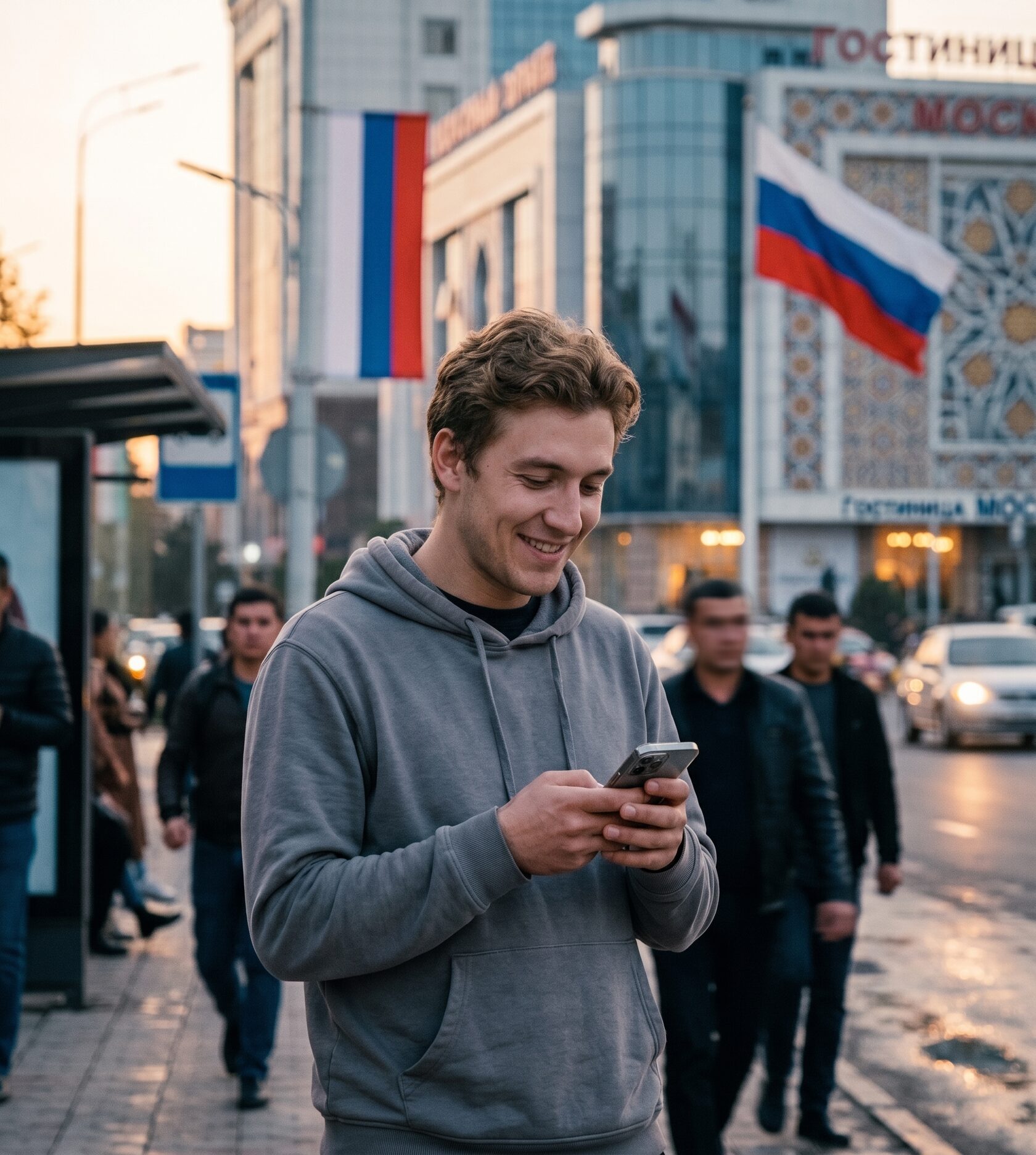 Финансовый консультант на связи с клиентом