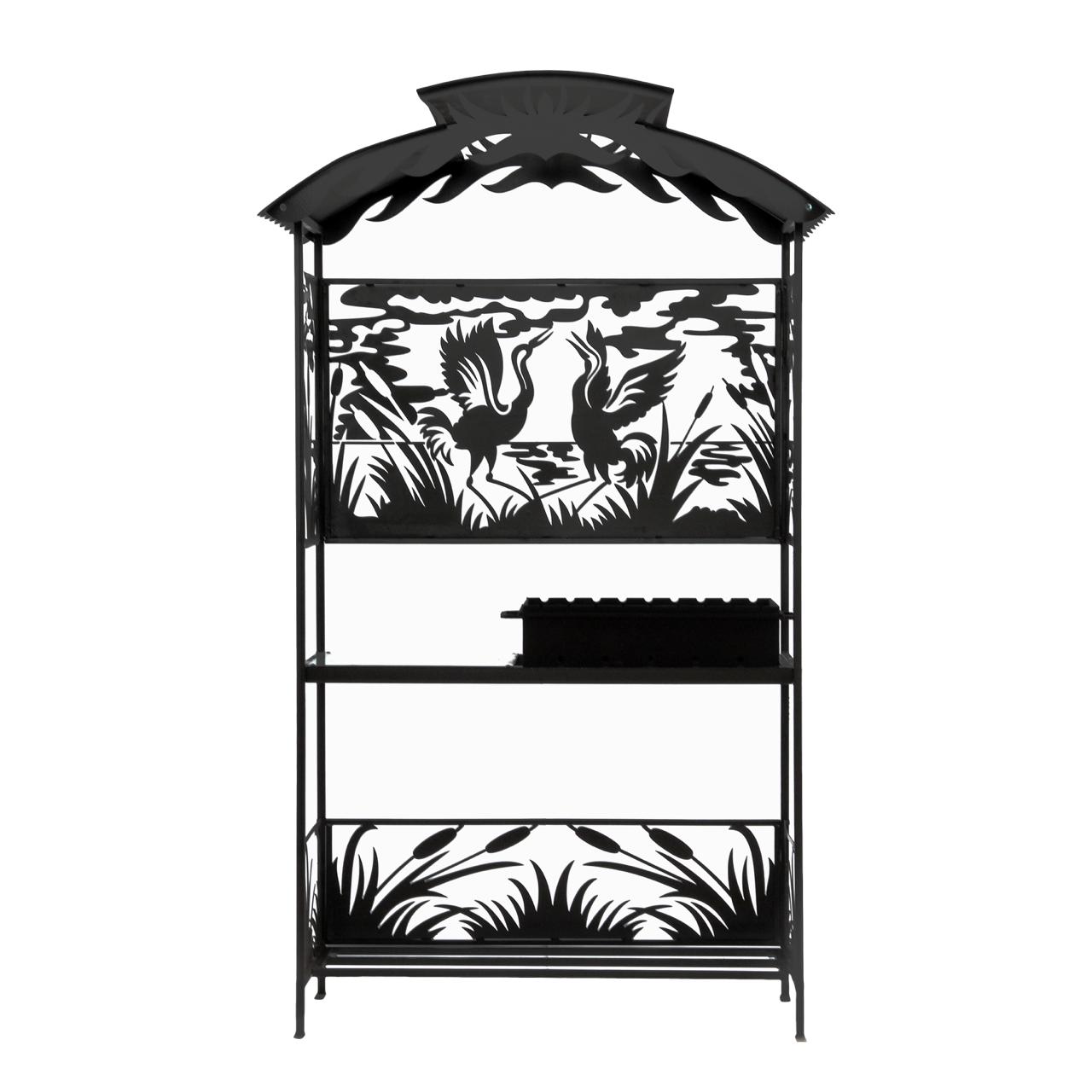 Мангал с крышей Олени Лайт