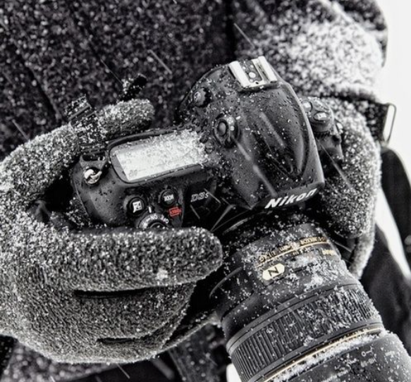 Снег на камере