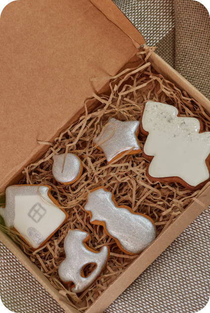 сувенирные пряники в упаковке ручной работы