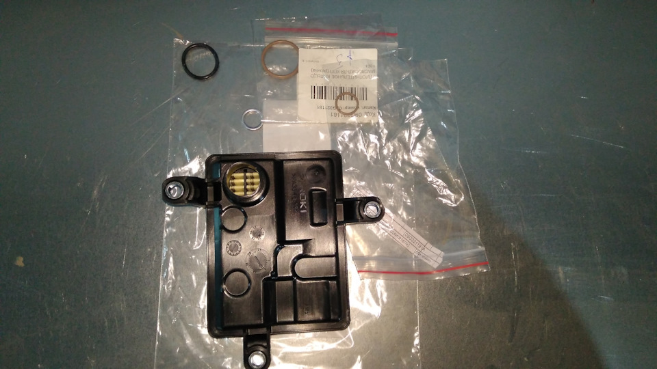 Установка нового фильтра АКПП 09g