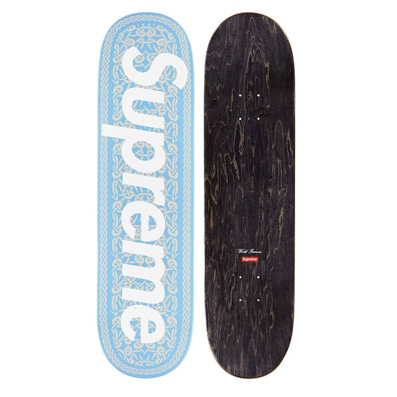 Supreme Celtic Knot Skateboard Deck 'Blue'