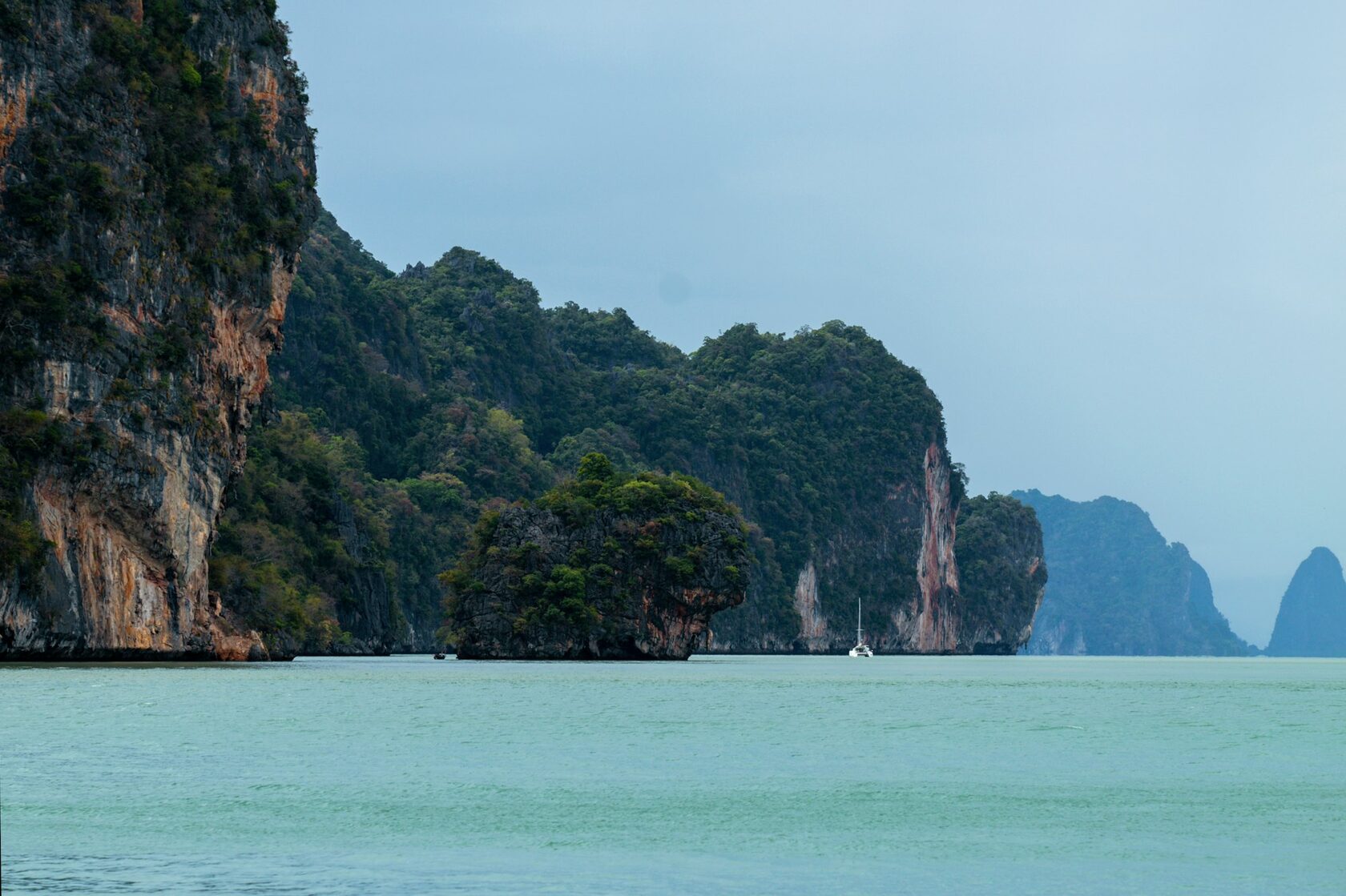 Cliffside development along Phuket's western coast