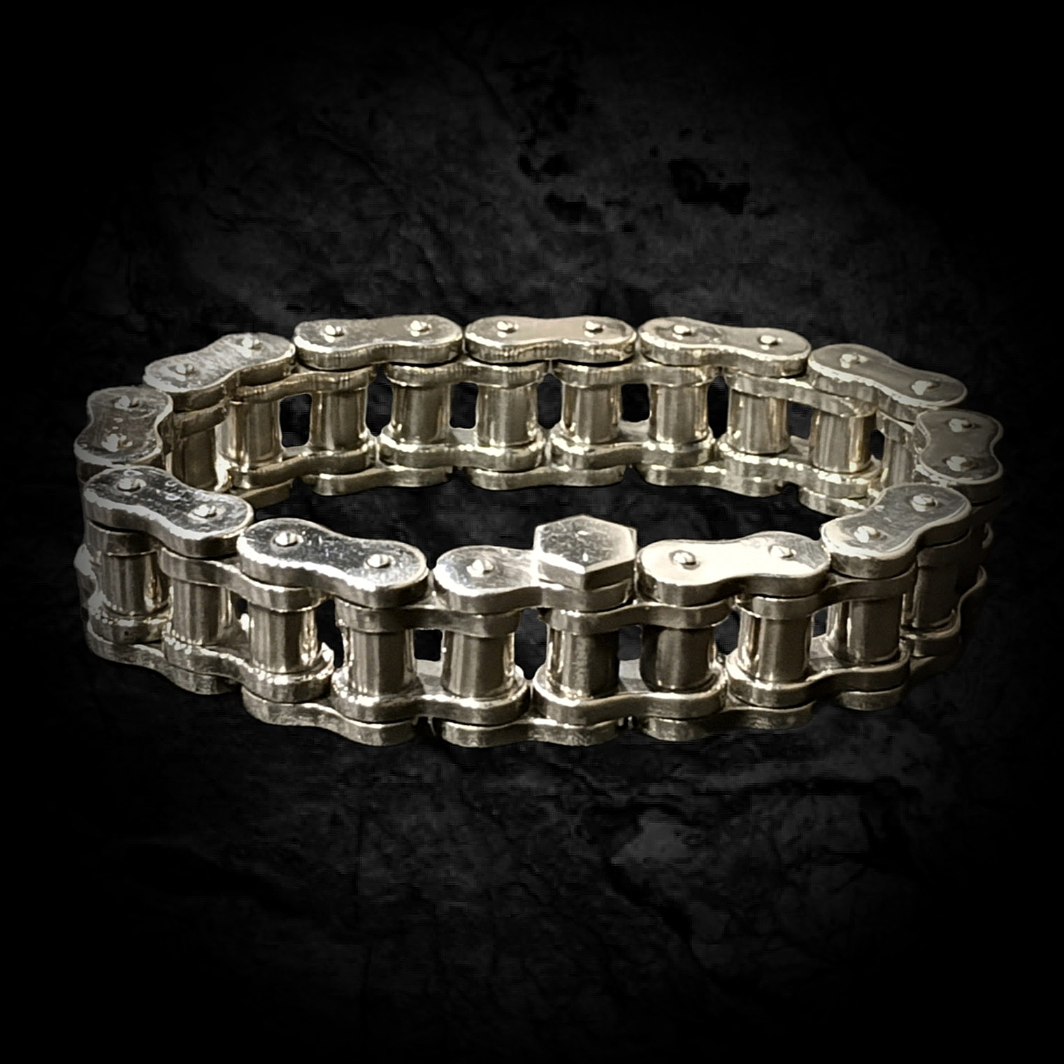 байкерский браслет, рокерский браслет, мото браслет