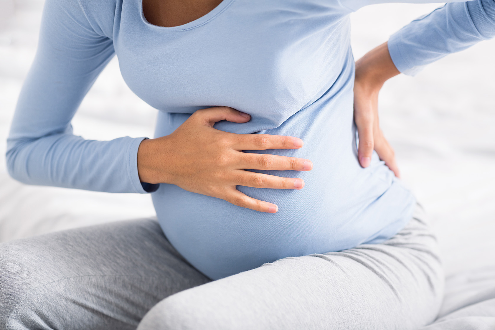 Беременная женщина на 37 неделе