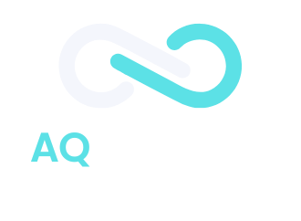 Logo of AQ Institute or Adaptability Quotient, which is about Wellbeing and Human Development