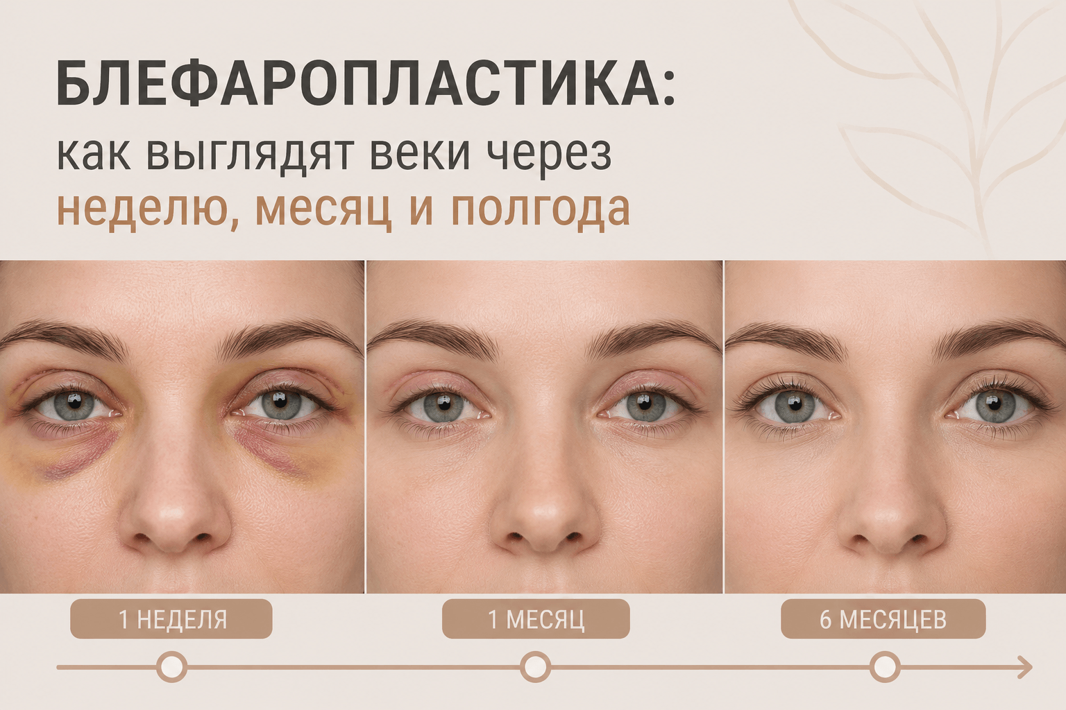 восстановление после блефаропластики
