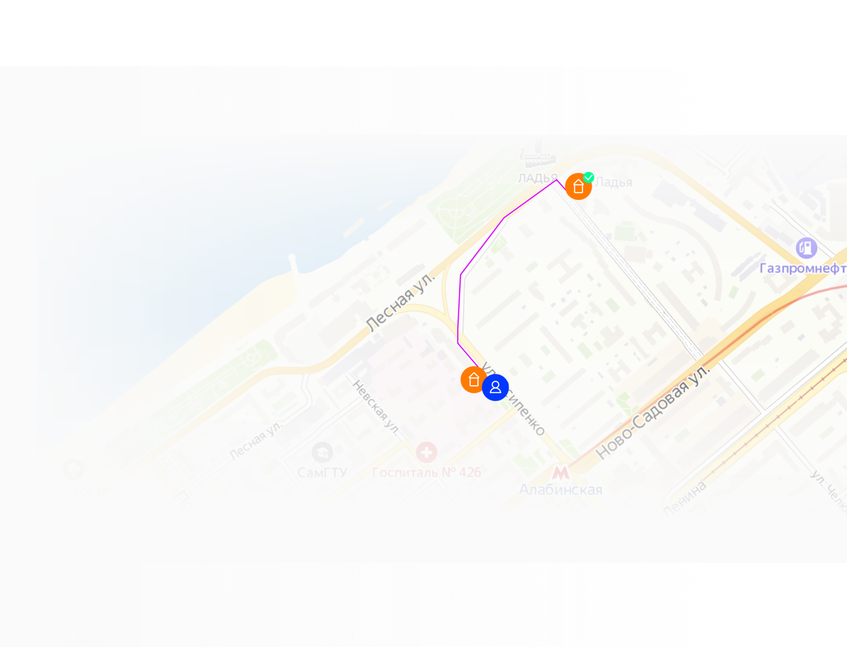 MMerch определение местоположение мерчендайзера по GPS