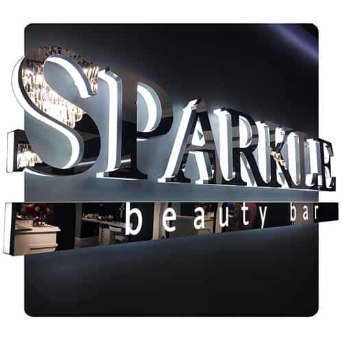 Рекламные буквы Sparkle