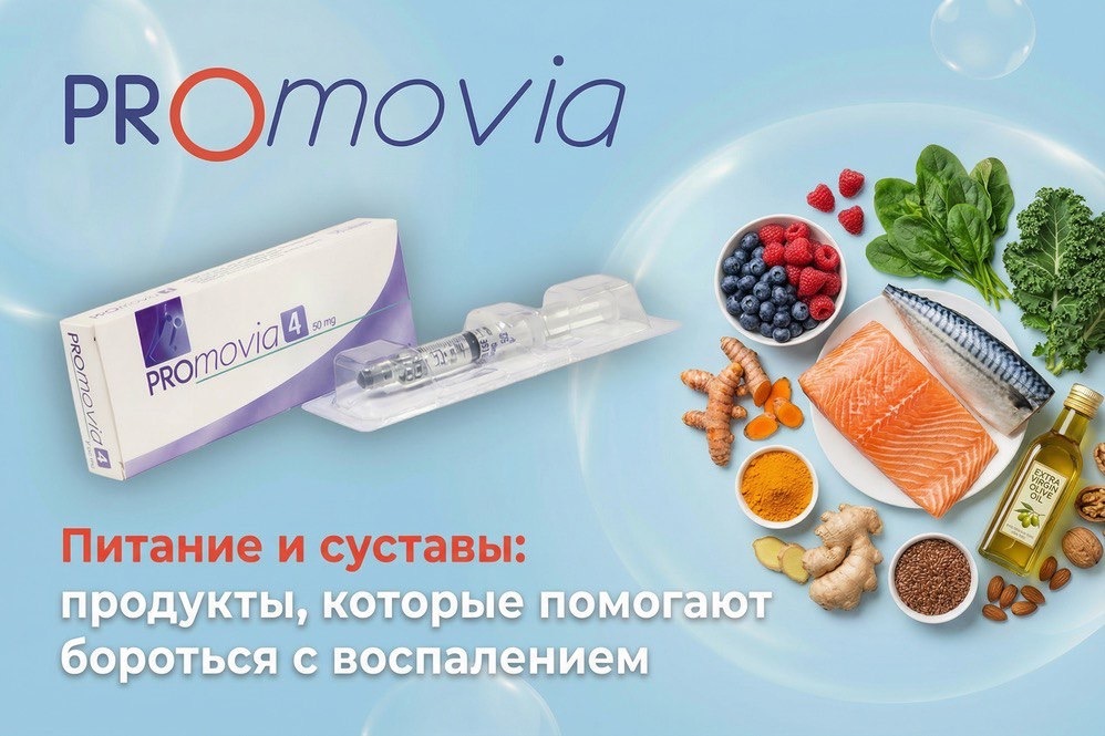 Питание и суставы: продукты, которые помогают бороться с воспалением
