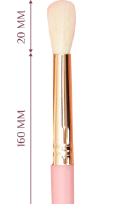 кисть для растушевки теней с розовой ручкой