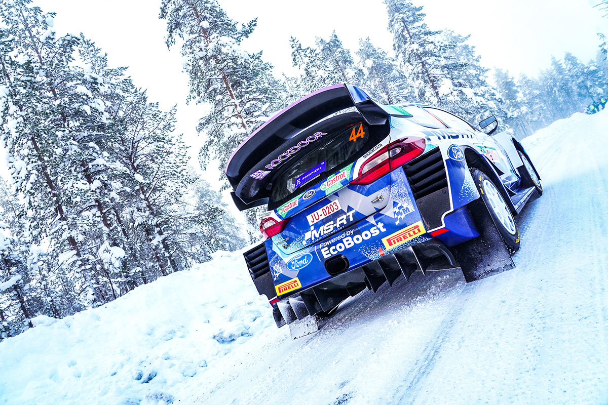 Гас Гринсмит и Эллиот Эдмондсон, Ford Fiesta WRC, Arctic Rally Finland 2021