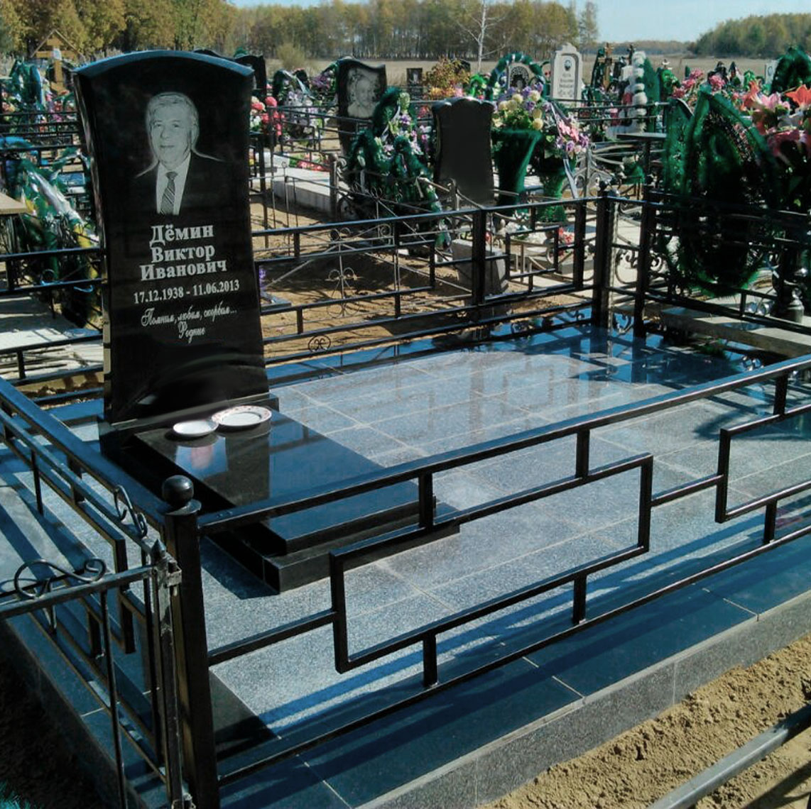 Обустройство захоронений на кладбище