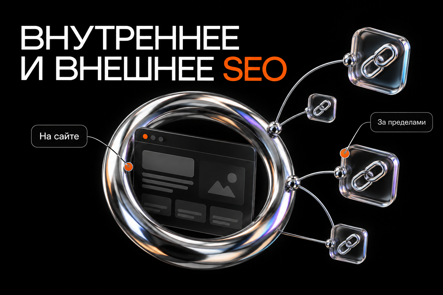 Внутренние задачи SEO относятся к сайту, внешние — к связям и присутствию вне него.
