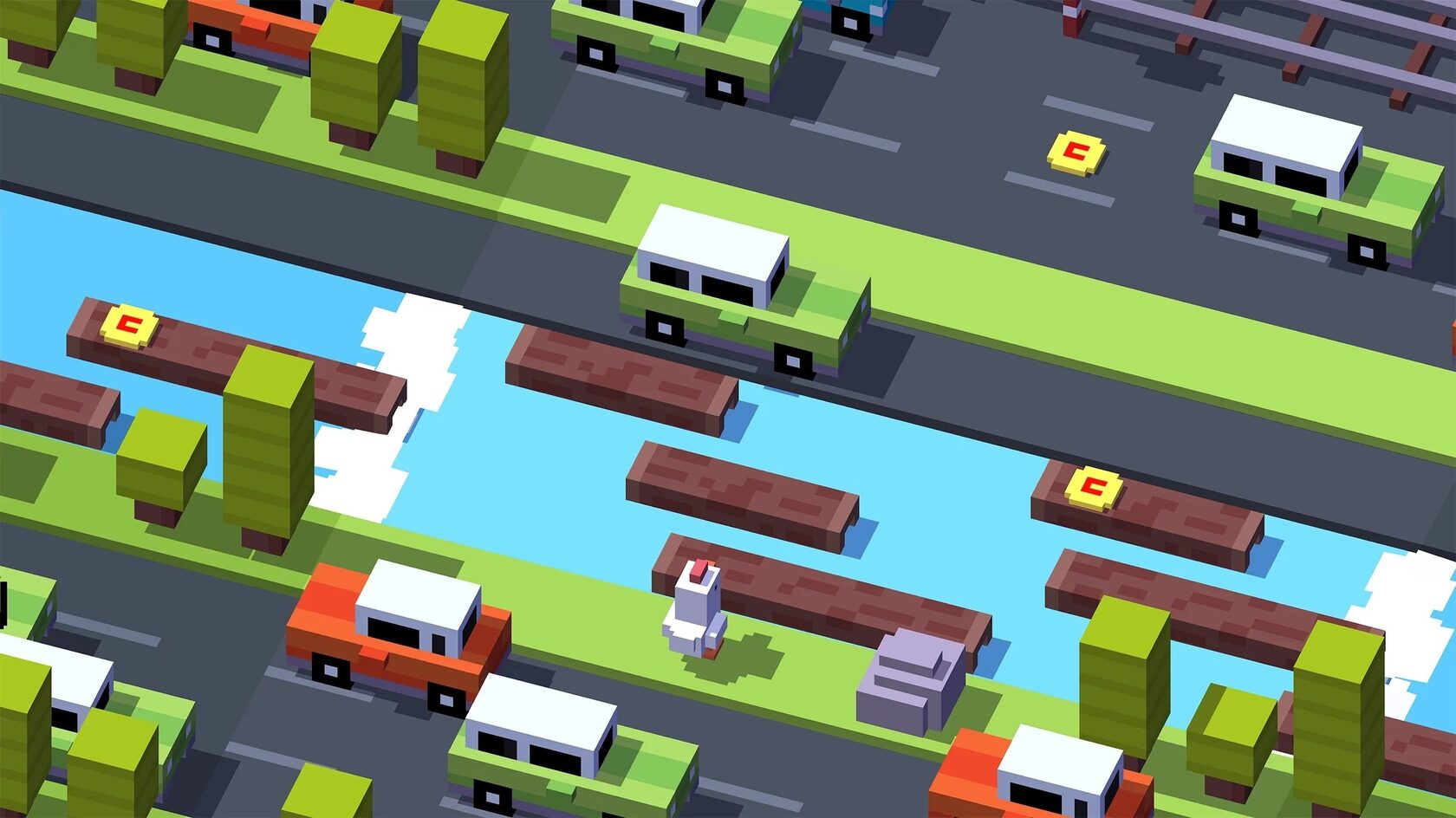 Game preview for Crossy Road
