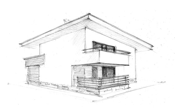 Архитектурный макет нарисовать карандашом (77 фото) - строительство и интерьер N