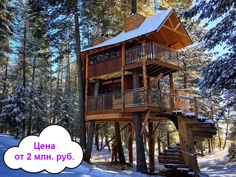 дом на дереве цена в москве