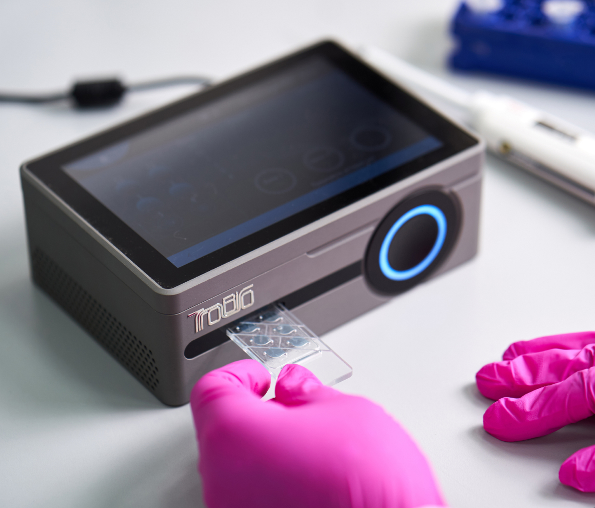 The TroBio Gene-Alpha works with any real-time and isothermal PCR systems which use FAM (HEX) and Cy5 dyes.