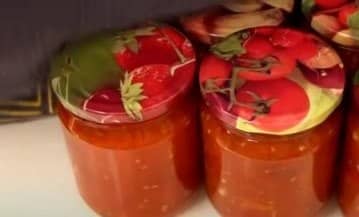 Приготовление лечо из болгарского перца с помидорами на зиму: шаг 9
