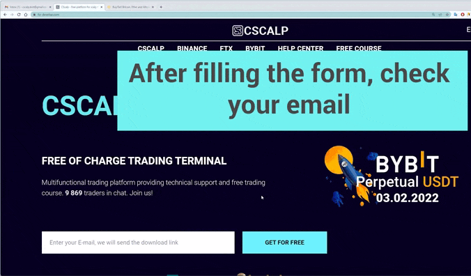 Download and install CScalp Download and install CScalp