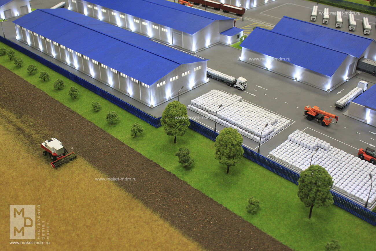 макет базы Фосагро регион