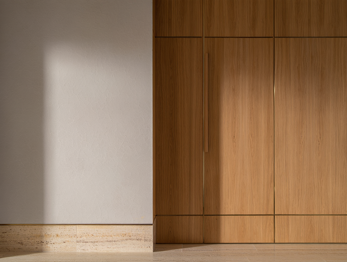 Современный интерьер с натуральным деревом и штукатуркой без запаха. Экологичные отделочные материалы в квартире после ремонта.