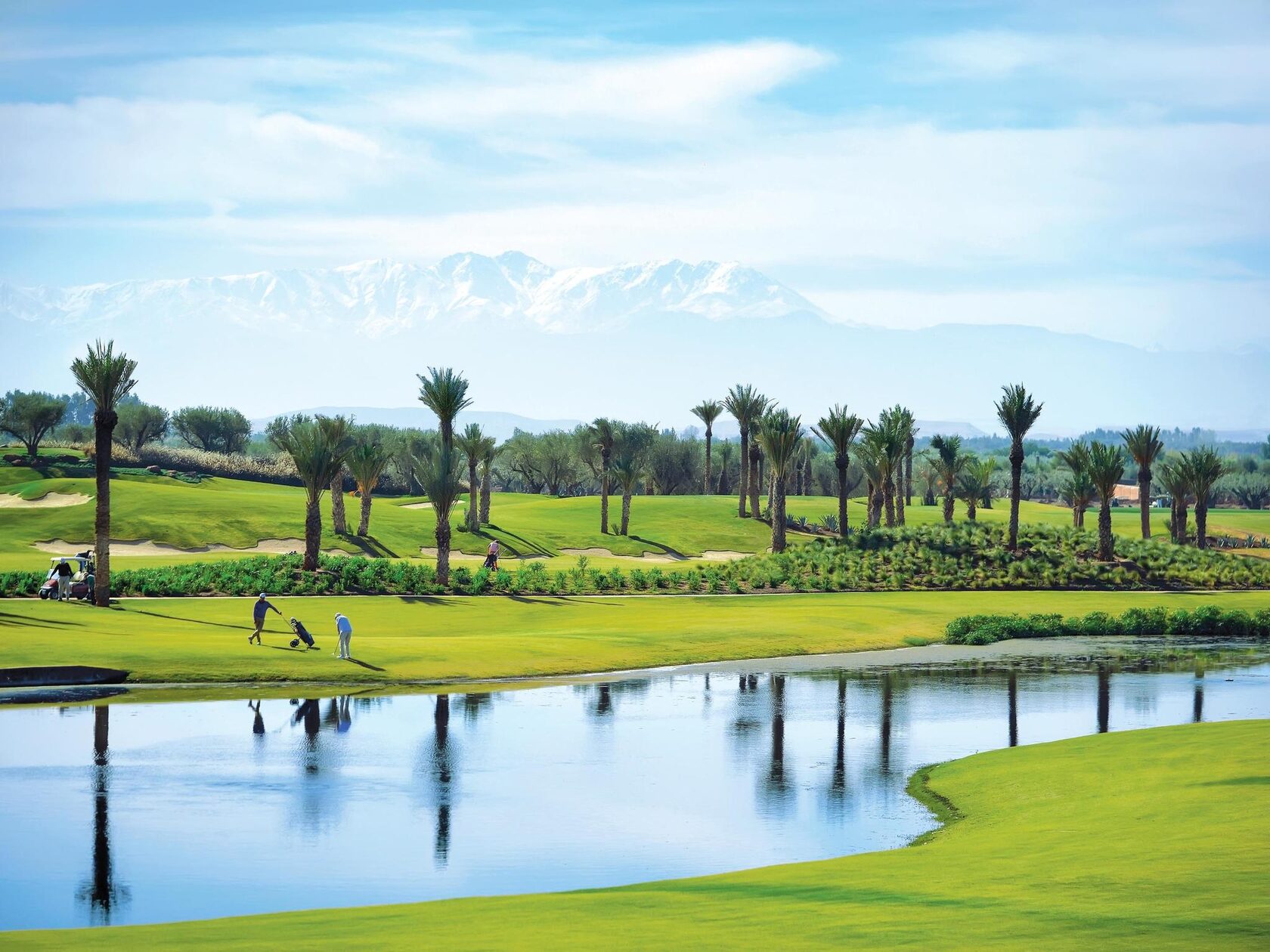 На фото: гольф поле в Марокко