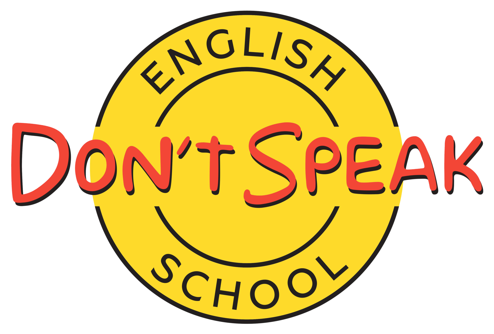 Don t they speak english. Школа донт спик. Don't speak школа английского языка. I don't speak English школа. Don’t speak подкаст.