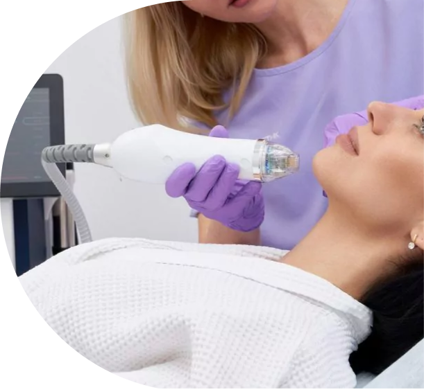 Аппаратный RF лифтинг (РФ лифтинг) лица в Москве. Подтяжка лица без ...