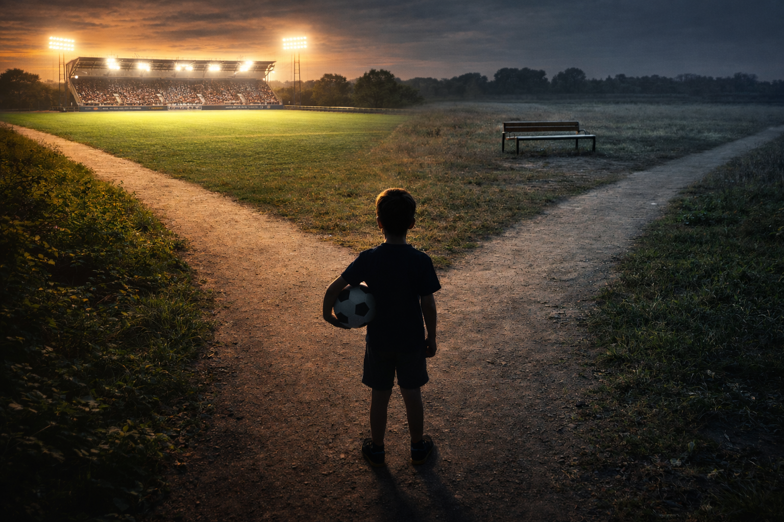 Развилка пути - выбор будущего футболиста