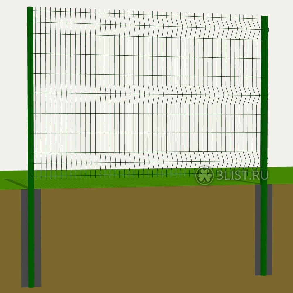 Погонный метр 3д забора