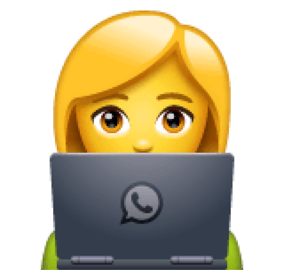 Смайлы на компьютере. Эмодзи за ноутбуком. Ноутбук Смайл. Эмодзи девушка с ноутбуком. Смайлик человек с ноутбуком.