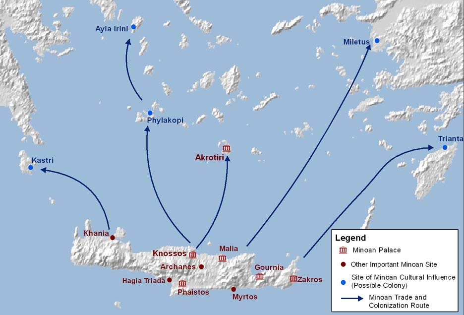 Крито микенская цивилизация карта