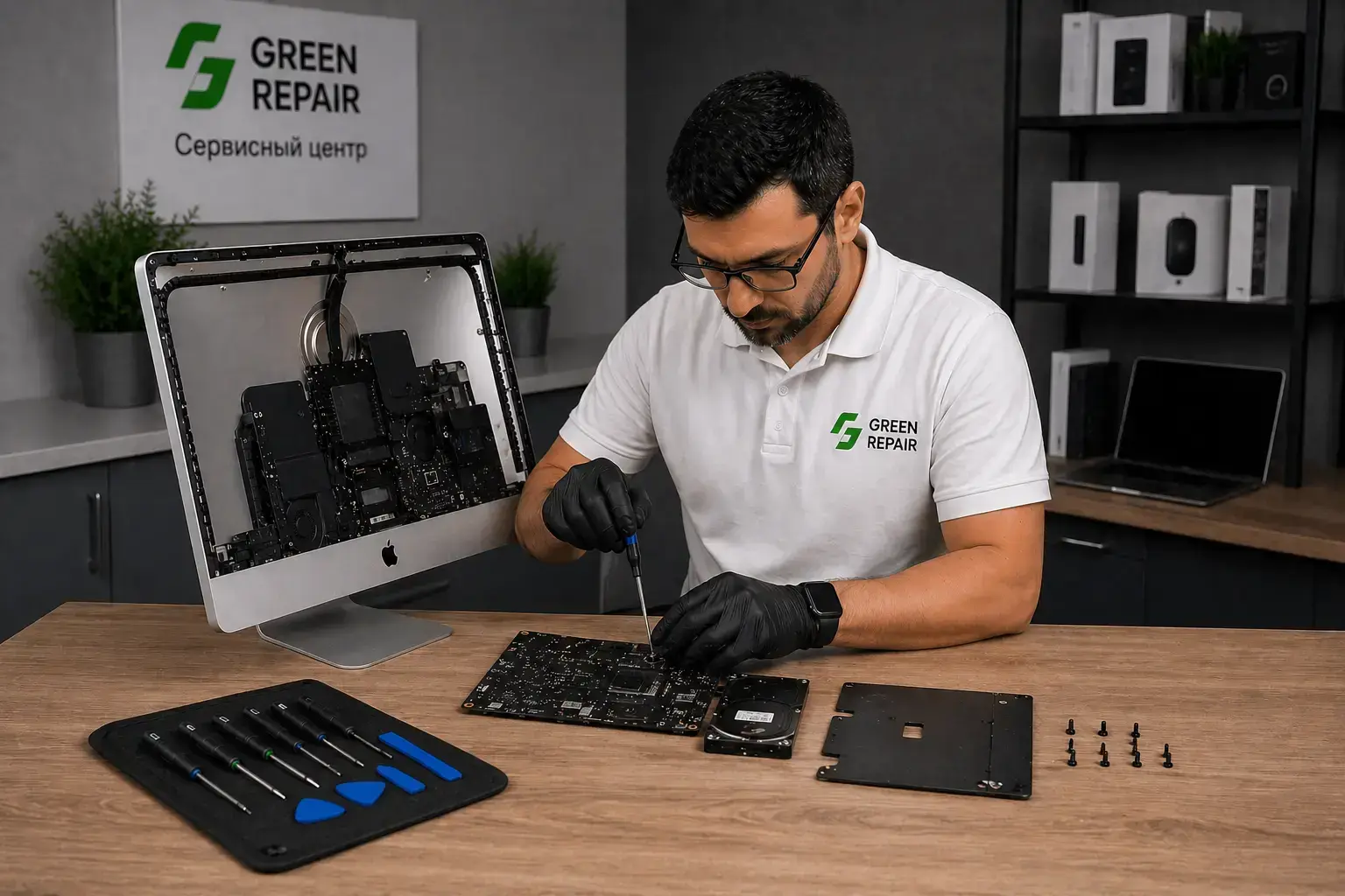 Ремонт iMac Pro 27 (A1862) в сервисном центре Green Repair в Москве