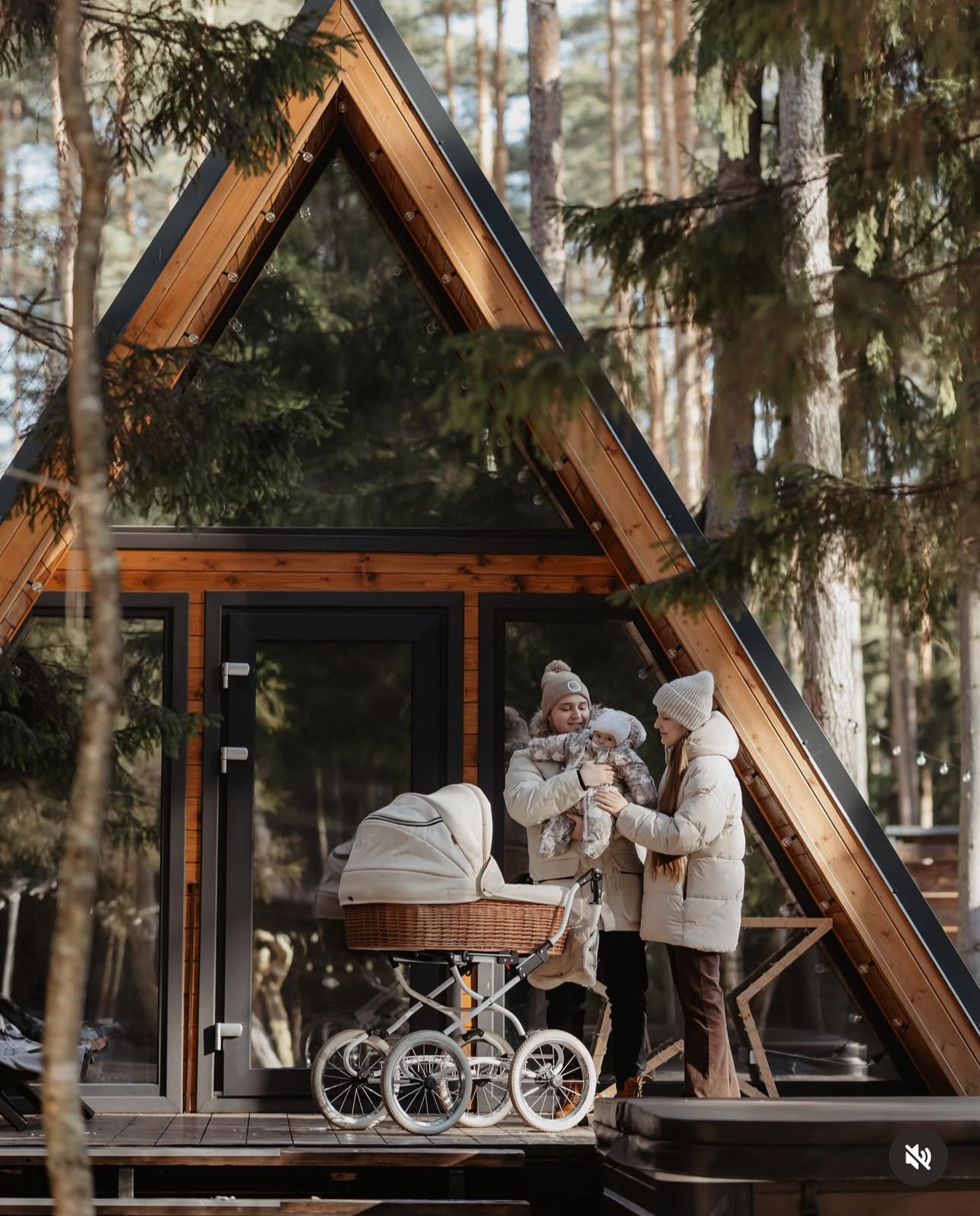 Дом A-Frame в AURA