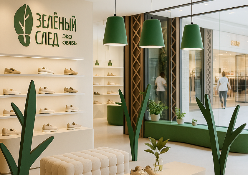 Фирменный блок ЗЕЛЁНЫЙ СЛЕД