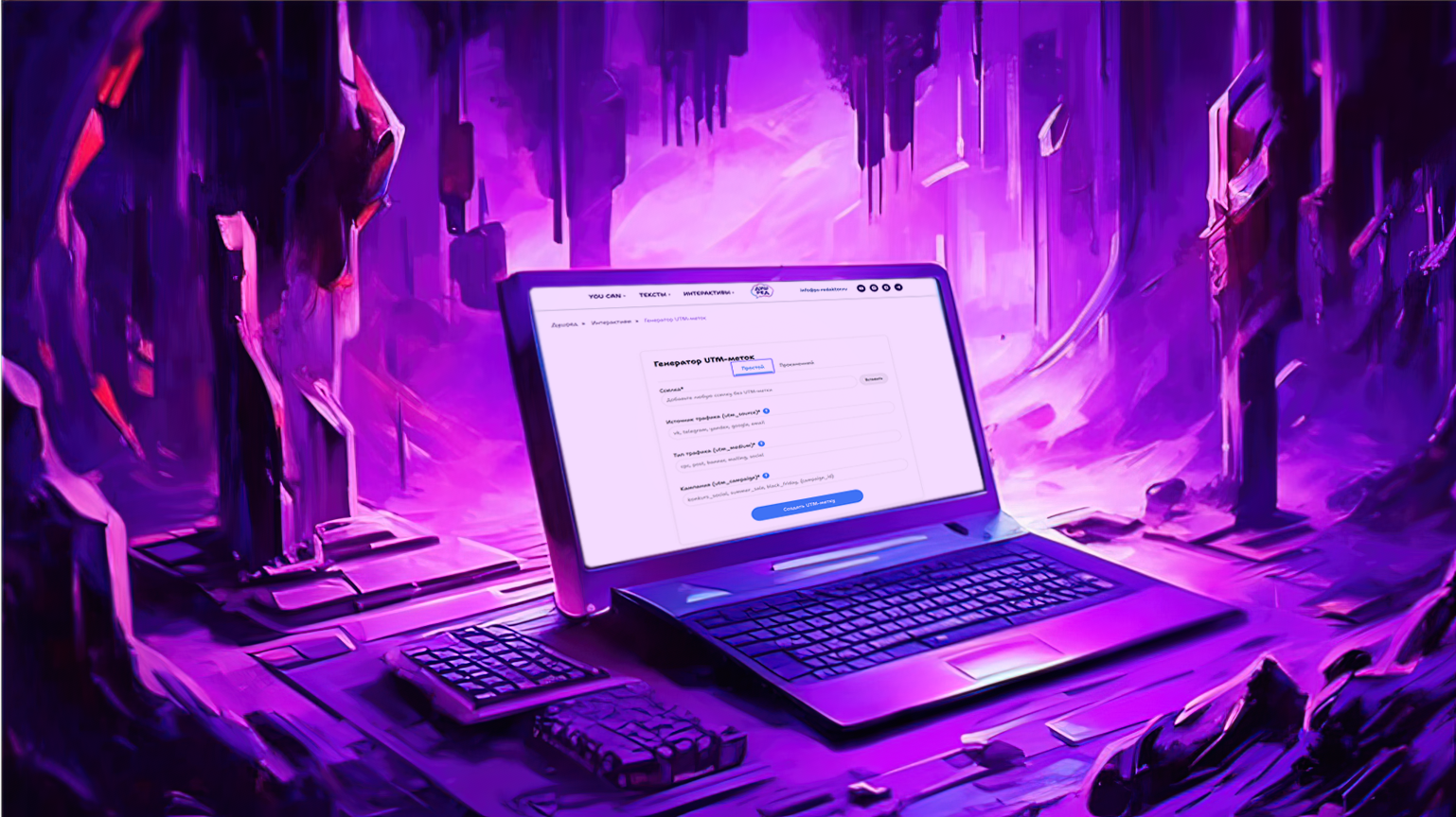 Генератор UTM-меток и QR-кода для таких ссылок