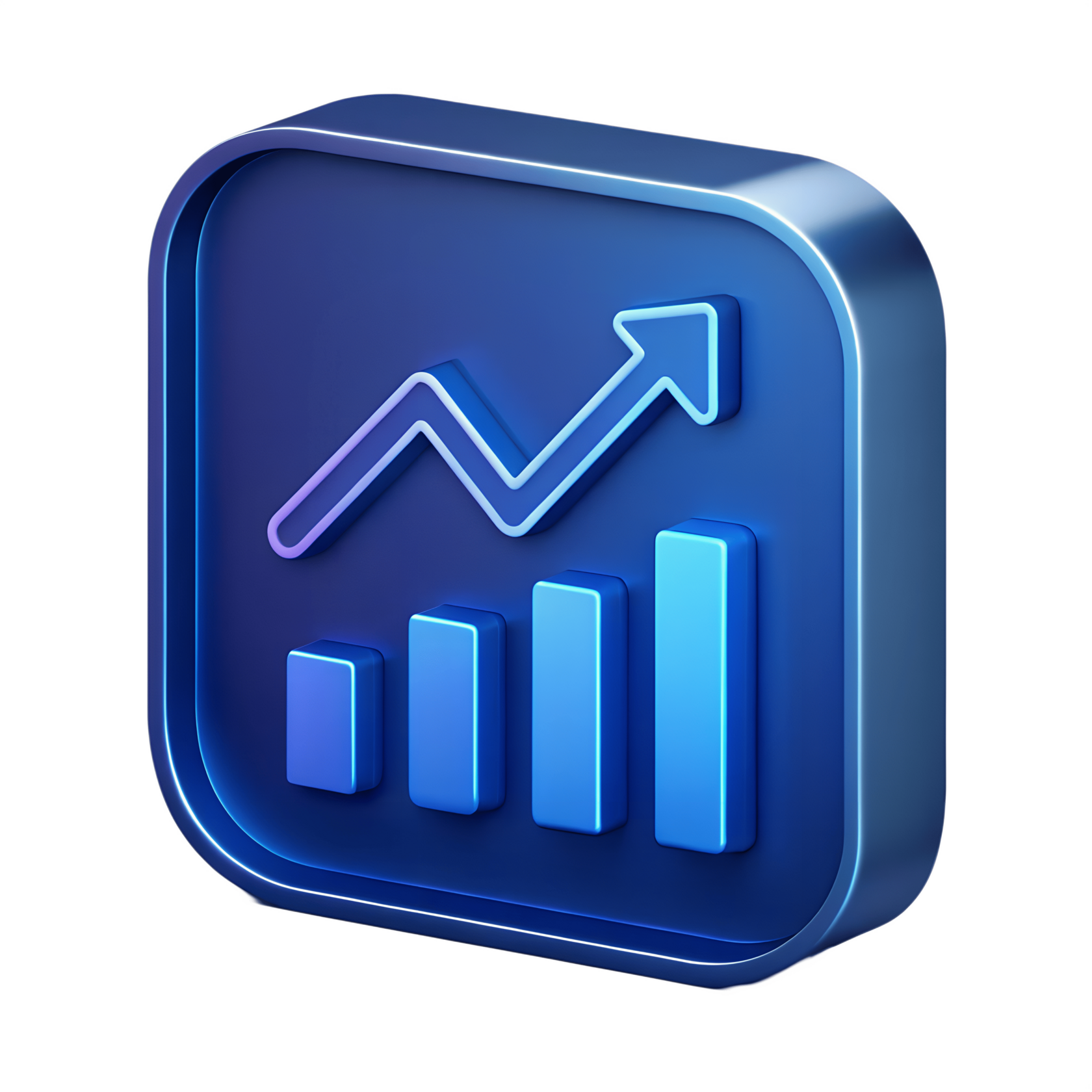 The chart is growing upwards