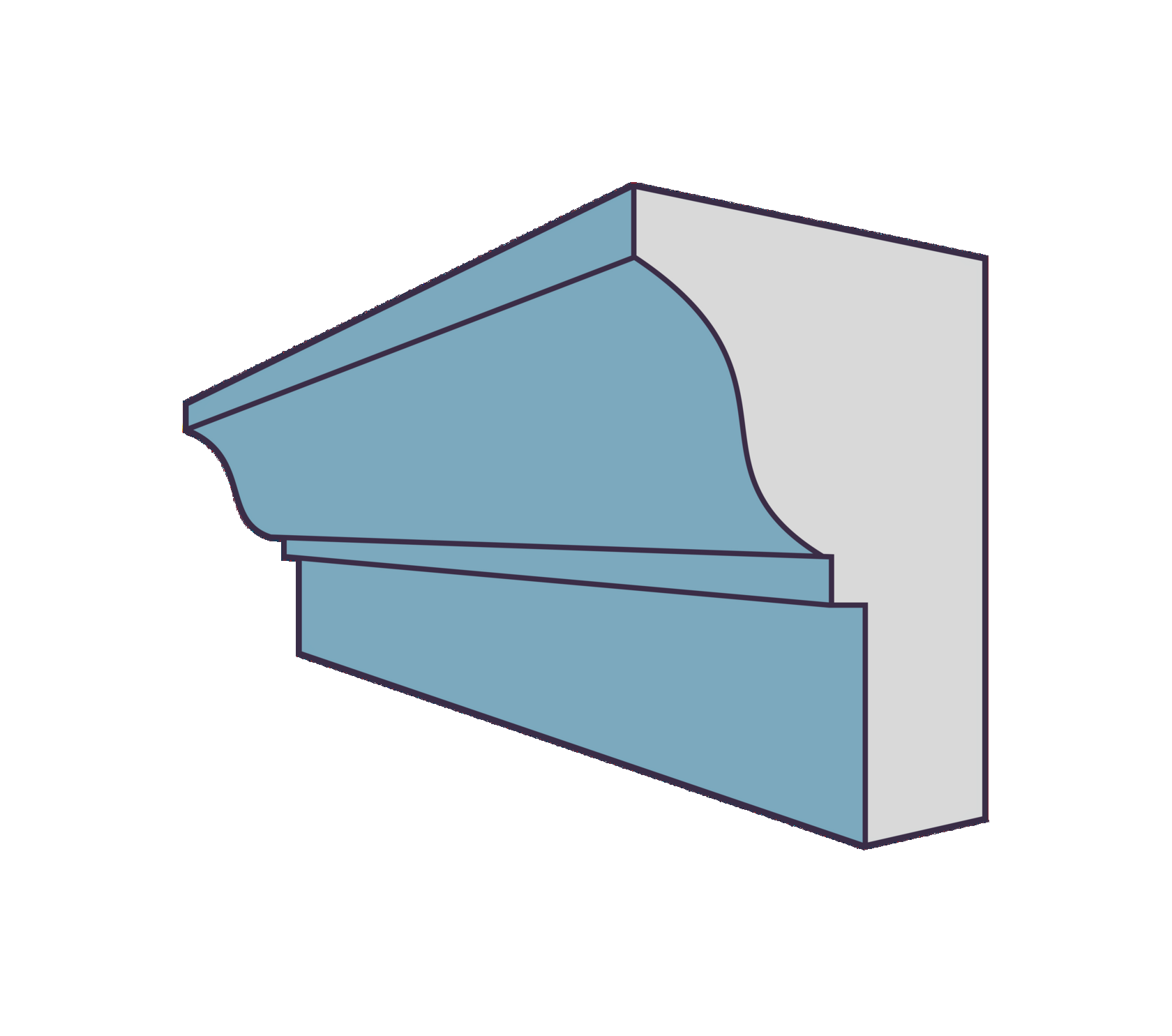 Фасадный декор - потолочные карнизы