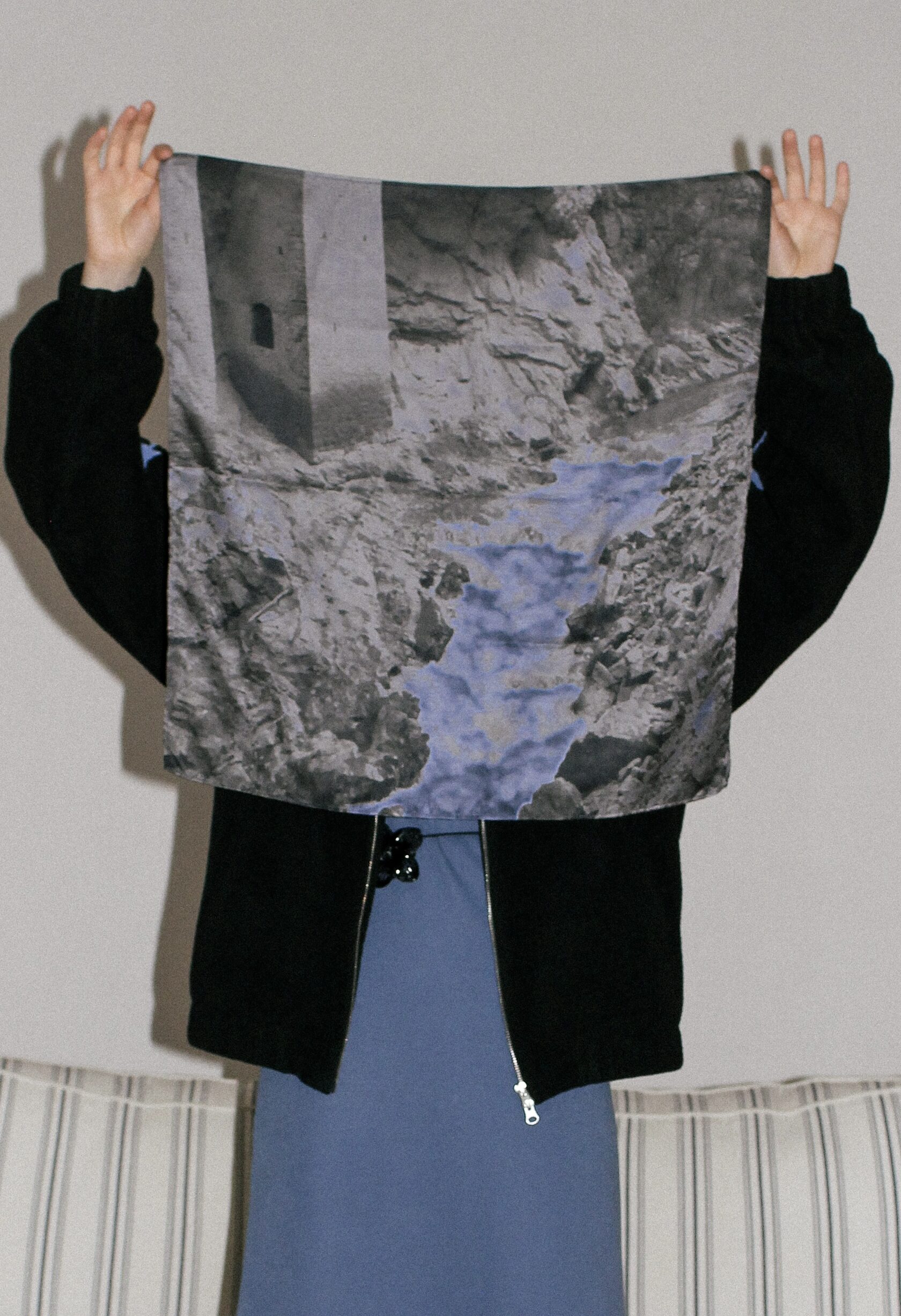 Платок, национальный принт, платок с принтом, Кавказ, концептуальный бренд одежды