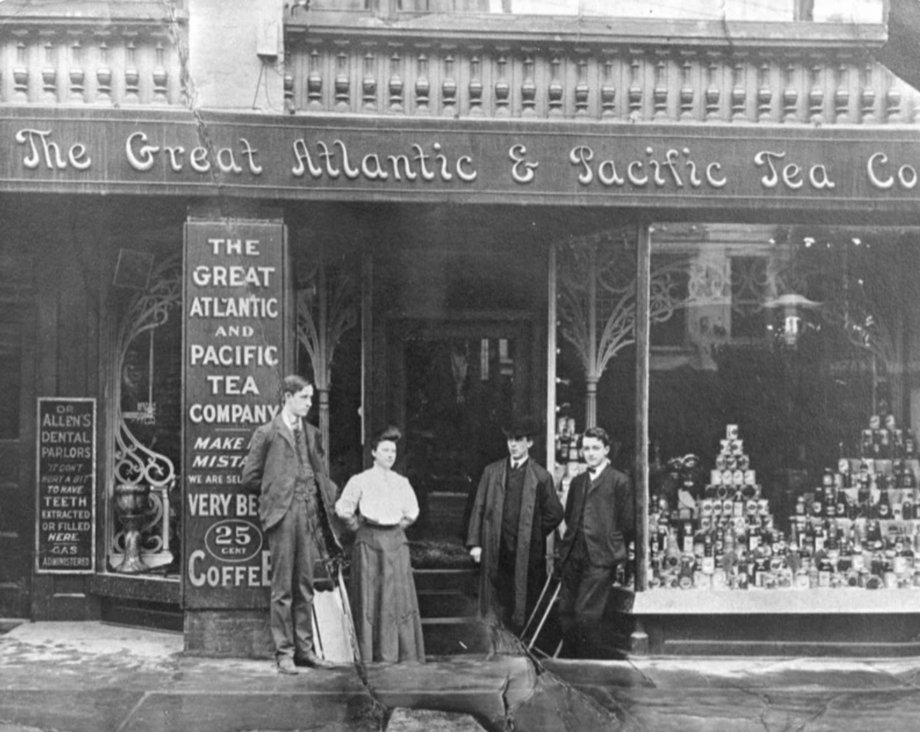 Great atlantic. The great Atlantic and Pacific Tea Company. Great Atlantic & Pacific Tea. Pacific Store. Dorffman Pacific co.