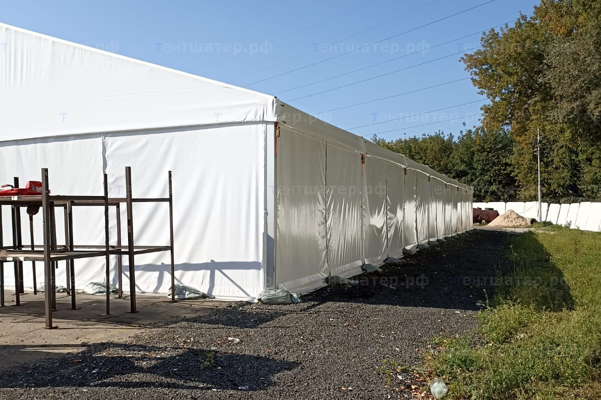 Складские павильоны 12×30 и 10×30 для производственной компании в Москве — конструктив