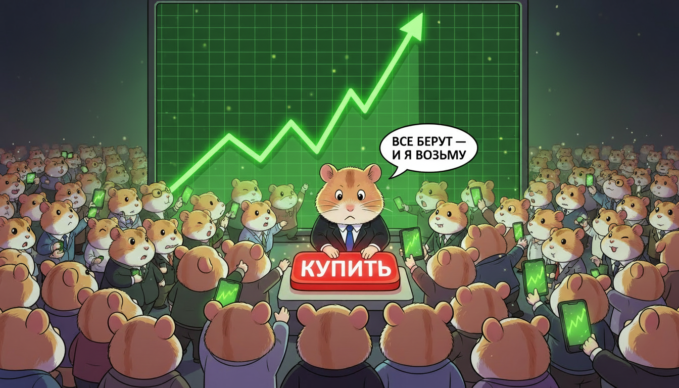 Как когнитивные искажения превращают инвестиции в лудоманию, а ритейл‑инвестора в хомяка