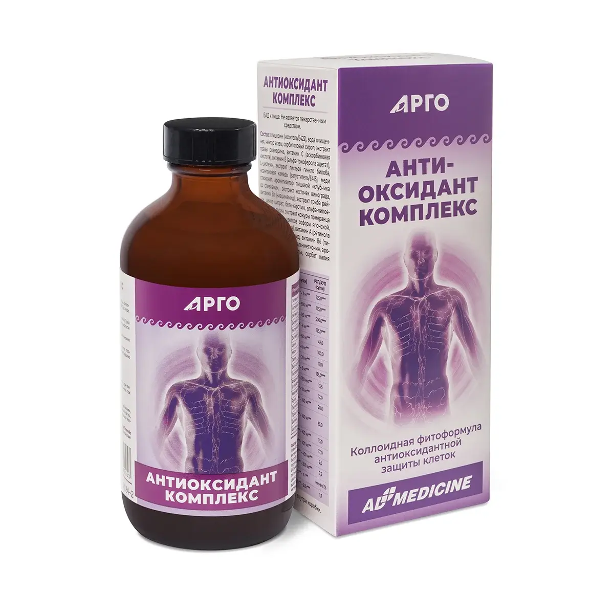 Антиоксидант Коллоидный - коллоидная фитоформула каскадных антиоксидантов
