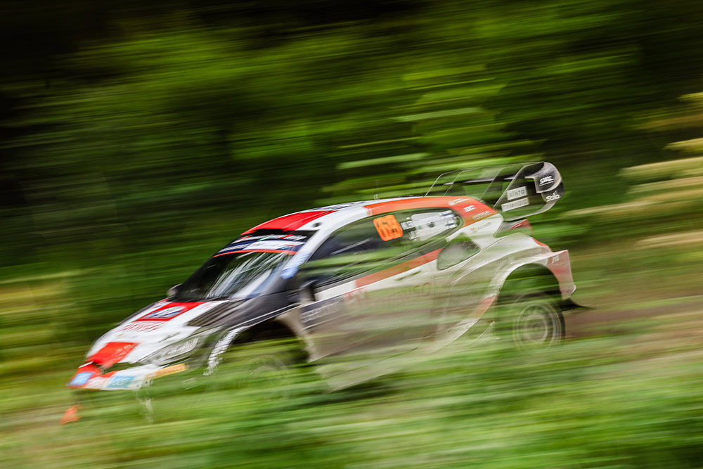 Калле Рованпера и Йонне Халттунен, Toyota GR Yaris Rally1, ралли Финляндия 2023