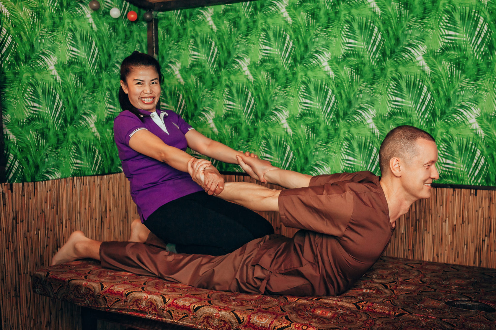 Традиционный тайский массаж.