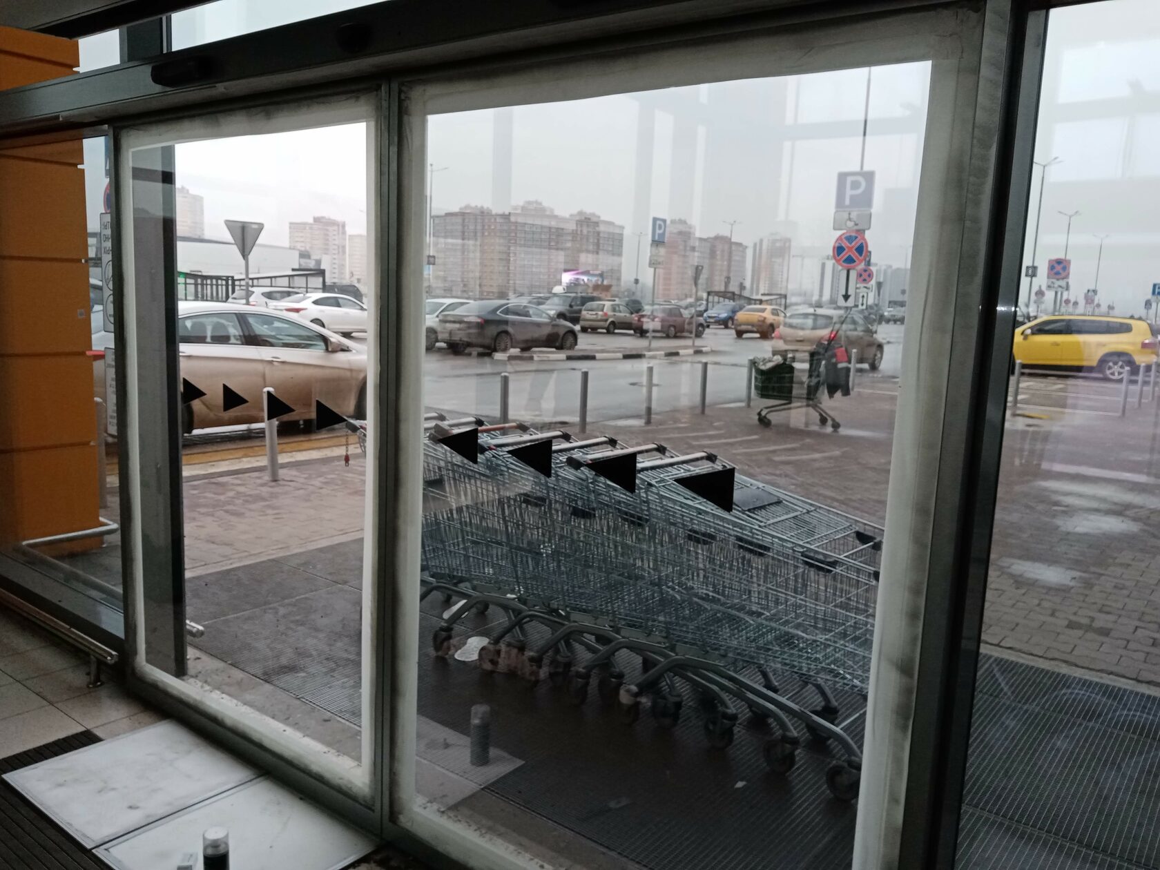 Покраска входных групп (порталов) в Туле от компании \"Парковка Двор ...